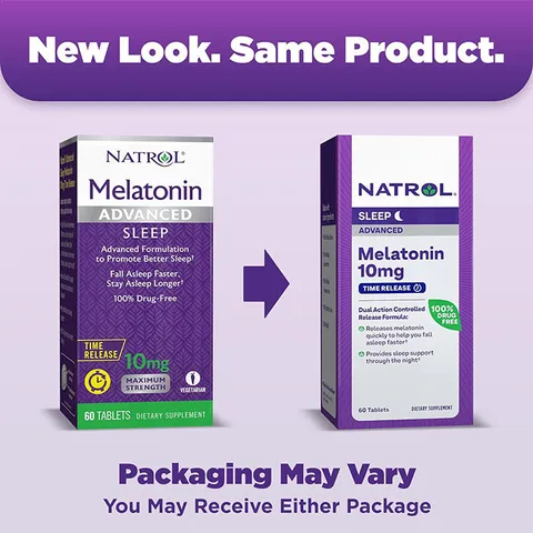 Viên uống Natrol Melatonin 60 viên 10mg của Mỹ 839043