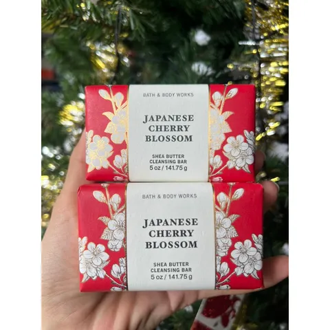 [HÀNG MỸ] Xà Bông Tắm Bath & Body Works Japanese Cherry Blossom Shea Butter 141.75g (5 oz)