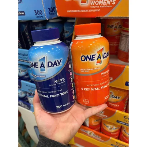 CAM KẾT Chính hãng Mỹ Viên One A Day Men'S, Women. Nam , Nữ Multivitamin Health Formula, 300 Viên dưới 50 tuổi