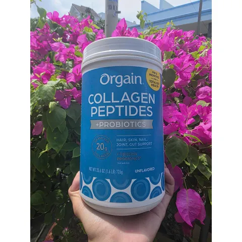 DATE mới 726g COLLAGEN PEPTIDES +PROBIOTICS hàng mỹ
