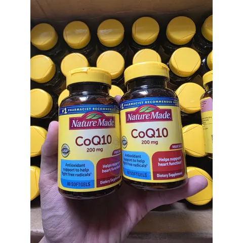 Viên bổ tim mạch CoQ10 Nature Made HÀNG CHUẨN MỸ 839114