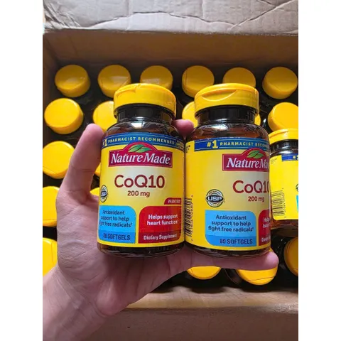 Viên bổ tim mạch CoQ10 Nature Made HÀNG CHUẨN MỸ 839114