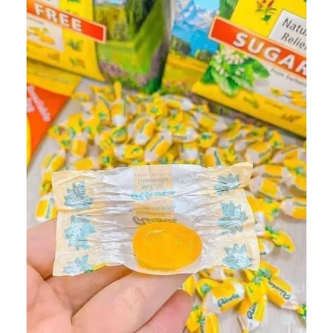 Tách 1 gói Kẹo ngậm ho thảo dược ricola gói 105 viên MỸ 2027