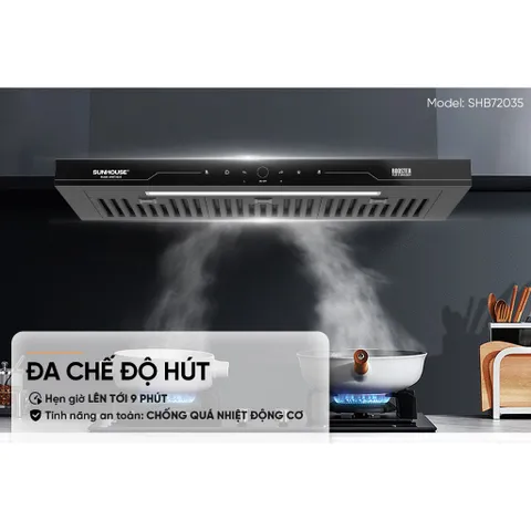 Máy hút mùi âm tủ SUNHOUSE SHB72035