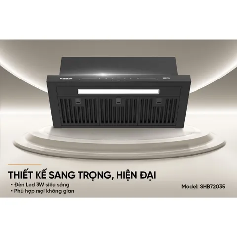 Máy hút mùi âm tủ SUNHOUSE SHB72035