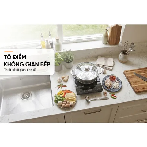 Bếp từ đơn cảm ứng 2200W SUNHOUSE MAMA SHD6888 - Đun liu riu