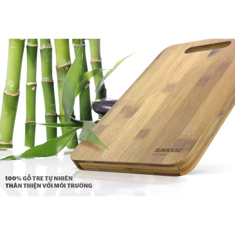 Thớt tre tự nhiên SUNHOUSE KS-CH3626B - Kích thước 36x26x2.5cm