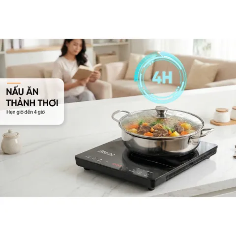 Bếp từ đơn cảm ứng 2200W SUNHOUSE MAMA SHD6888 - Đun liu riu