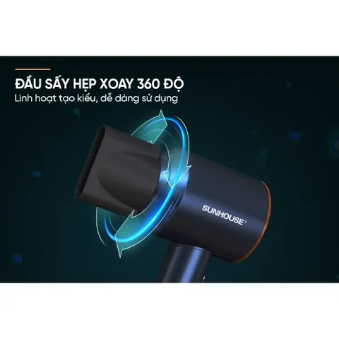Máy sấy tóc ion âm SUNHOUSE SHD2321