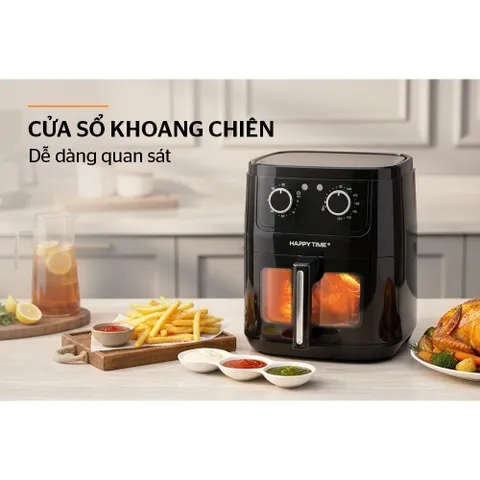 Nồi chiên không dầu 6.5L HAPPY TIME HTD4024