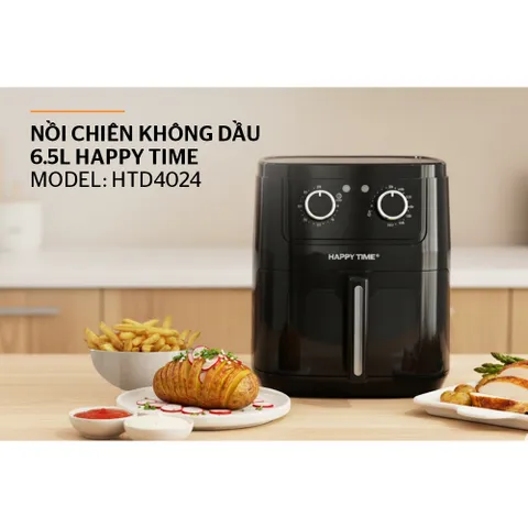 Nồi chiên không dầu 6.5L HAPPY TIME HTD4024