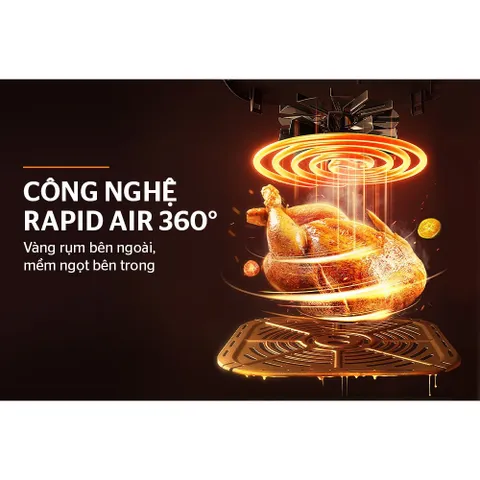 Nồi chiên không dầu 6.5L HAPPY TIME HTD4024