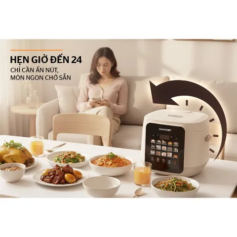 Nồi cơm điện tử 1.8L SUNHOUSE SHD8925