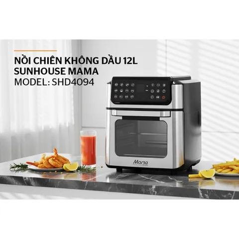 Nồi chiên không dầu 12L SUNHOUSE MAMA SHD4094