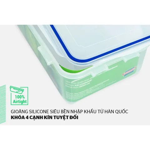 Hộp bảo quản thực phẩm ngăn mát 2600ml SUNHOUSE BioZone KB-CO2600P
