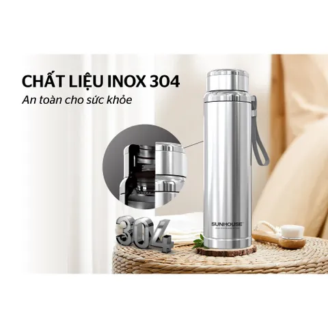 Bình giữ nhiệt Flexi 720ml SUNHOUSE KS-TU720FI