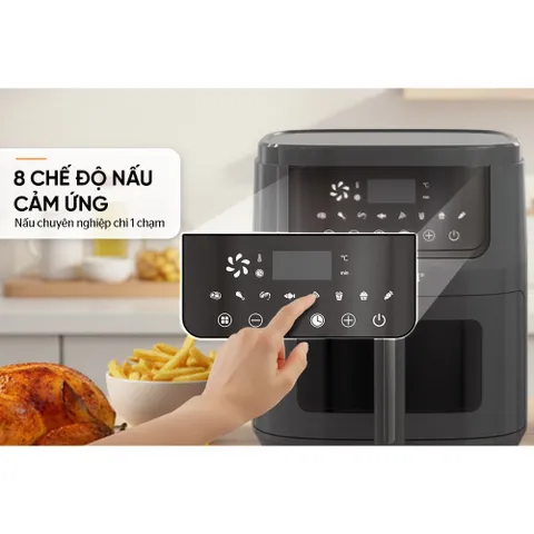 Nồi chiên không dầu cảm ứng 6.5L SUNHOUSE SHD4080