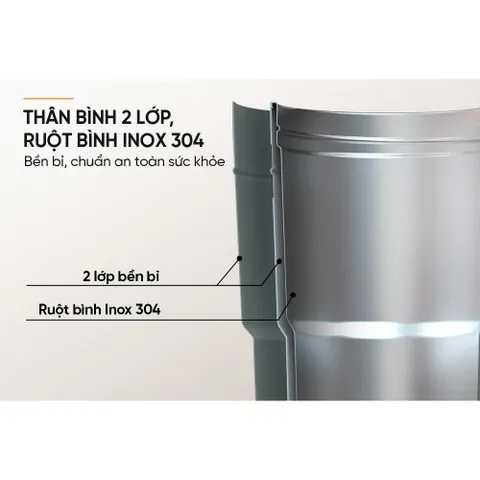 Bình cốc giữ nhiệt inox 316 Stay Hybe 750ml SUNHOUSE KS-TU750SG