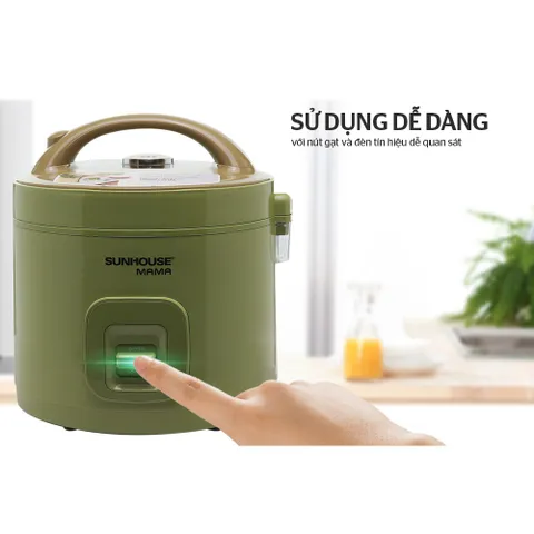 Nồi cơm điện 1.2L SUNHOUSE MAMA SHD8265G