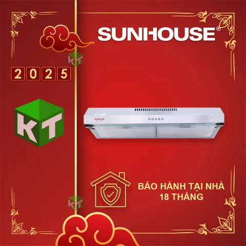 Máy hút mùi vỏ inox SUNHOUSE SHB6118I - Bảo hành tại nhà 18 tháng 839295