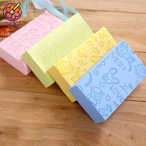 Bông tắm kỳ ghét Pororo làm sạch sâu, tẩy tế bào chết hiệu quả