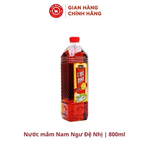 Nước mắm Nam Ngư Đệ Nhị 800ml – Hương vị đậm đà, thơm ngon tự nhiên - 800ml