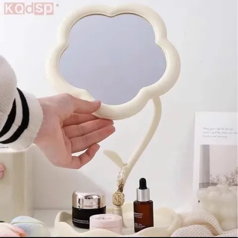 Gương trang điểm để bàn bông hoa xoay 360 độ, có thể tháo rời