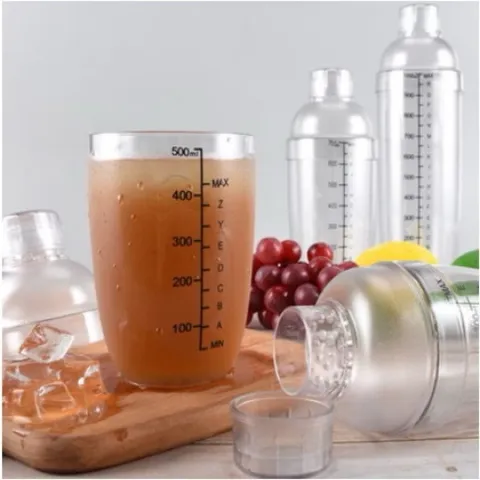 Bình Lắc Pha Chế Trong Suốt 320ml / 460ml / 600ml Chính Hãng VIỆT NHẬT
