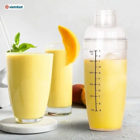 Bình Lắc Pha Chế Trong Suốt 320ml / 460ml / 600ml Chính Hãng VIỆT NHẬT