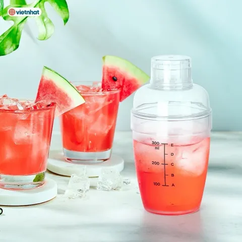 Bình Lắc Pha Chế Trong Suốt 320ml / 460ml / 600ml Chính Hãng VIỆT NHẬT