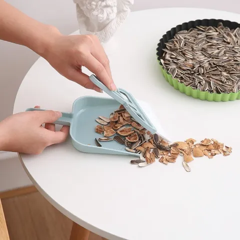 Bộ chổi và xẻng bụi, chổi mini để bàn, bàn chải vệ sinh cho thú cưng hamster, bàn chải bàn phím gia đình,
