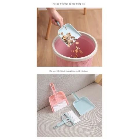 Bộ chổi và xẻng bụi, chổi mini để bàn, bàn chải vệ sinh cho thú cưng hamster, bàn chải bàn phím gia đình,