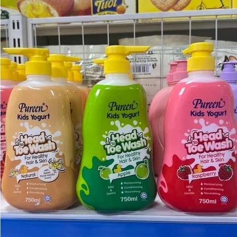 Sữa Tắm Gội Toàn Thân 2 in 1 Pureen 750ml Cho Trẻ Em