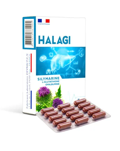 [CHÍNH HÃNG] Viên Uống Bổ Gan HALAGI Pháp (Hộp 30 Viên) – Hỗ Trợ Tăng Cường Chức Năng Gan, Giải Độc & Bảo Vệ Tế Bào Gan