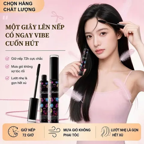 Mascara Chuốt Tóc Con Vào Nếp, Cây Chải Tóc Mascara, Chống Xù, Làm Gọn Tóc Con,Bền Lâu, Cho Nam Và Nữ, 13ml