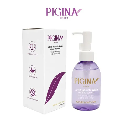 Dung dịch vệ sinh phụ nữ Pigina Lacto 150ml - Gel vệ sinh dịu nhẹ, cân bằng pH, chăm sóc vùng kín, khử mùi hiệu quả