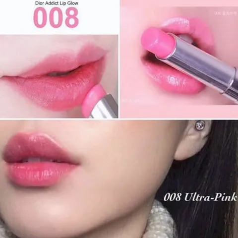 💄 Son dưỡng Dior Addict Lip Glow 008 Ultra Pink chính hãng, dưỡng ẩm môi hồng tự nhiên