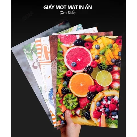 Giấy In Ảnh A3 Media 1 Mặt Bóng 30x42 115gsm 100 Tờ, Glossy Photo Paper Giấy Ảnh Giấy In Phun Màu