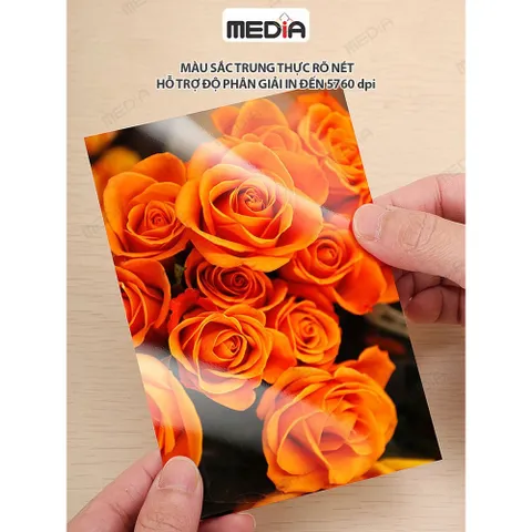 Giấy In Ảnh A3 Media 1 Mặt Bóng 30x42 115gsm 100 Tờ, Glossy Photo Paper Giấy Ảnh Giấy In Phun Màu