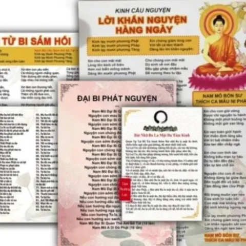 Bộ 8 Kinh Đọc Hàng Ngày Sám Hối, Hồi Hướng, Chú Đại Bi, Tâm Kinh, Khấn Nguyện, Đại Bi Phát Nguyện cho phật tử tu học