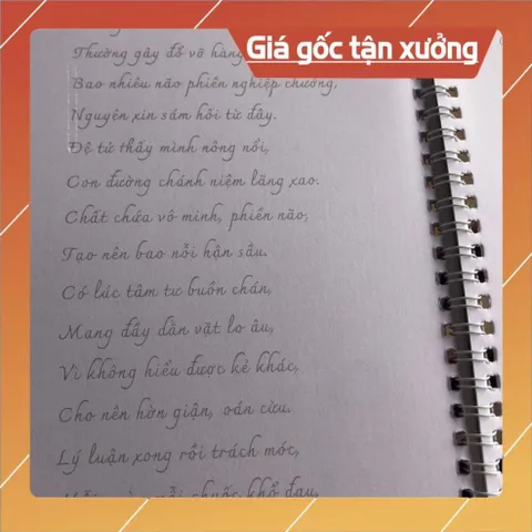 Combo 4 sổ chép kinh in mờ ( Đại Bi - Sám Hối - Dược Sư - Cầu An )  CÓ HOẢ TỐC