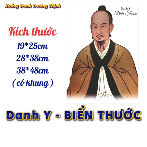 Khung Tranh DANH Y - BIỂN THƯỚC, có khung  có hoả tốc 3 CỠ
