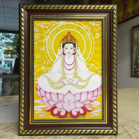 Khung Tranh MẪU THOẢI ĐỆ TAM - có khung  có hoả tốc 3 CỠ