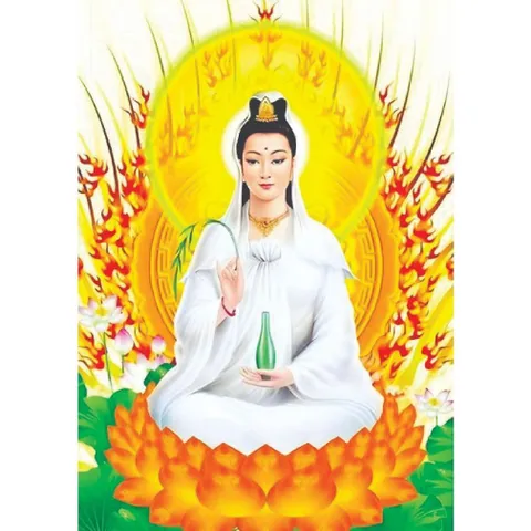 Khung Tranh QUAN THẾ ÂM BỒ TÁT - có khung ( 18 mẫu )  có hoả tốc 3 CỠ