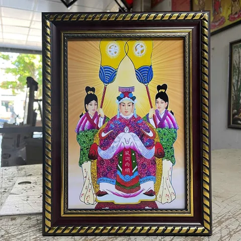 Khung Tranh CHÚA THIÊN CHÚA NGỌC - có khung  có hoả tốc 3 CỠ