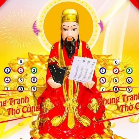 Tranh Thờ TỔ NGHỀ VÉ SỐ màu đỏ + khung cực đẹp