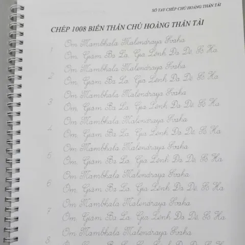 Vở chép kinh chữ mờ MỤC LIÊN SÁM PHÁP khổ a4 tặng viết
