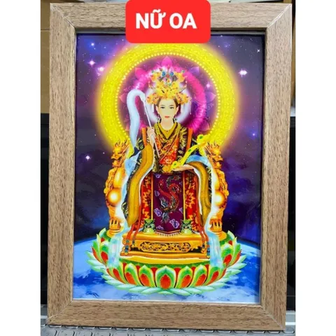 Khung  Tranh NỮ OA treo tường hoặc thờ cúng