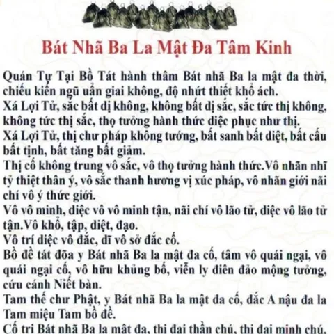 TO16 tờ chú Bát Nhã Ba La Mật Đa Tâm Kinh 1 mặt plastic siêu đẹp  2 SIZE A4 VÀ A3 ÉP PLASTICS