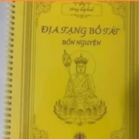 10 Vở chép kinh Địa Tạng a5  in mờ gieo duyên